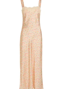 Rosamarie floral-print satin midi dress