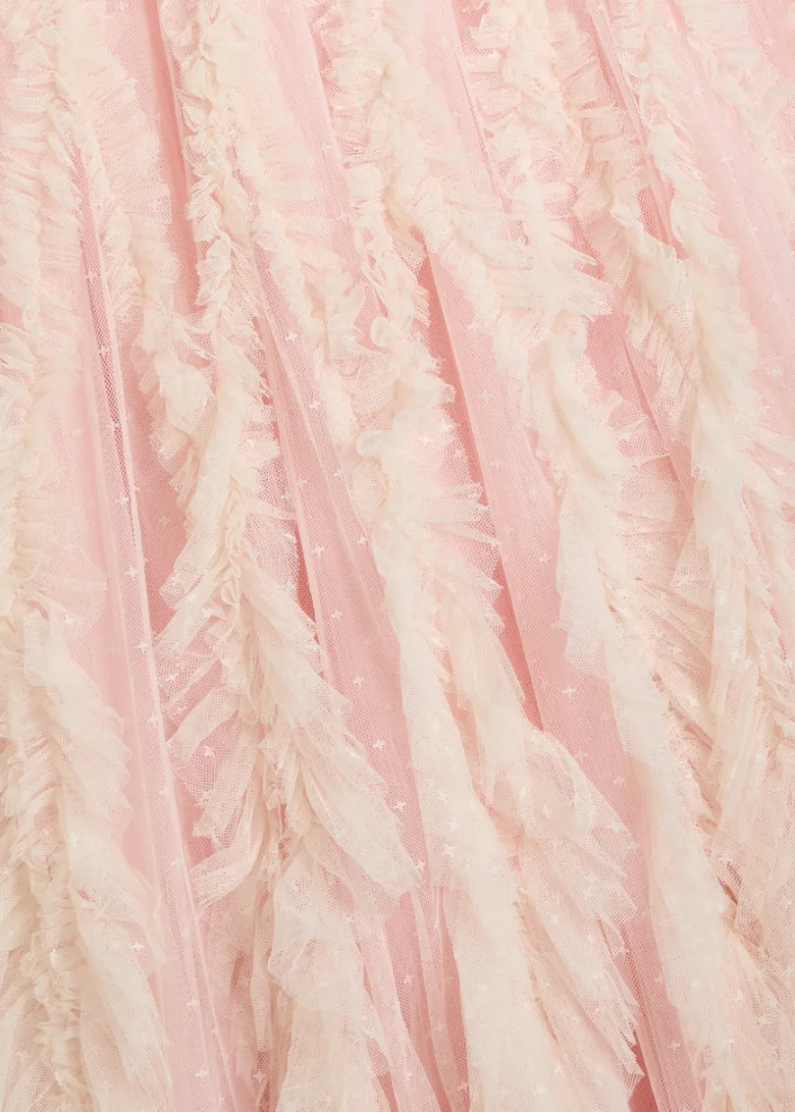 Rosella ruffled tulle gown