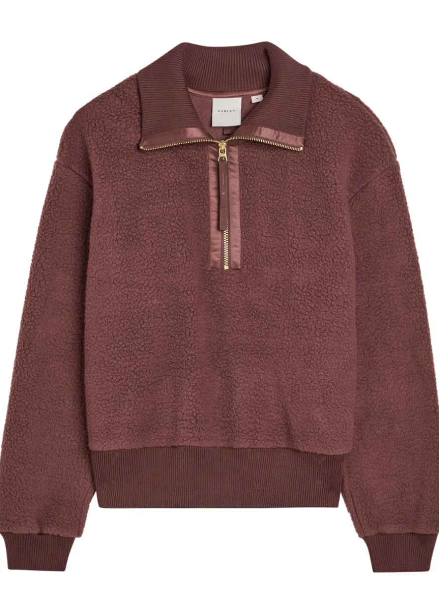 Roselle half-zip fleece sweatshirts
