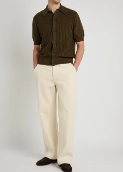 Rossell cotton-knit cardigan