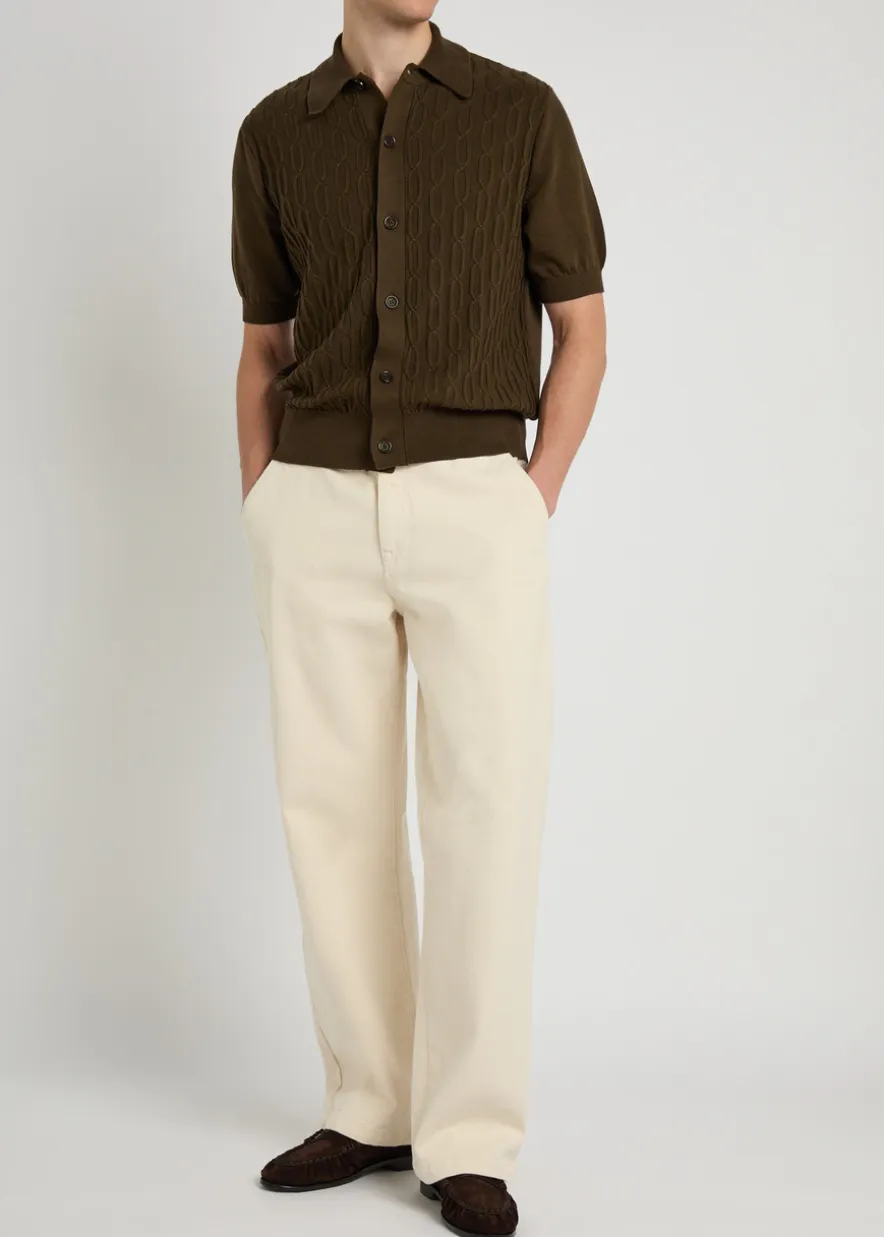 Rossell cotton-knit cardigan