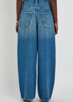 Rounded Baggy wide-leg jeans