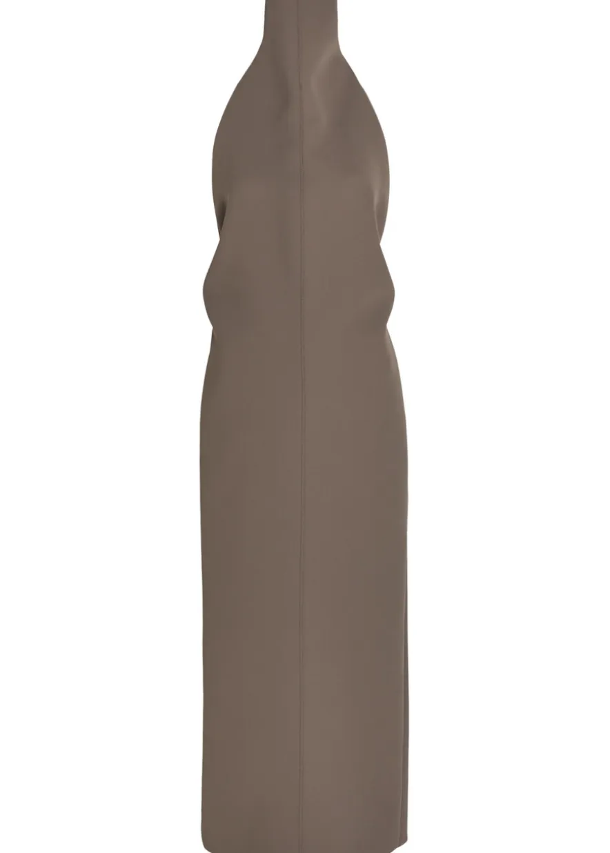 Roxanne open-back crepe midi dress