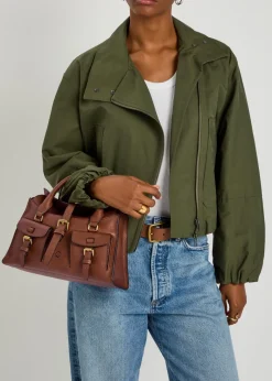Roxanne small heritage leather cross-body bag