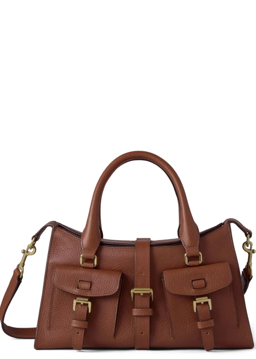 Roxanne small heritage leather cross-body bag