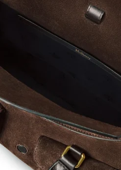 Roxanne small suede cross-body bag