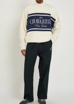 Ruff Rider logo-embroidered cotton trousers