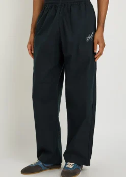 Ruff Rider logo-embroidered cotton trousers