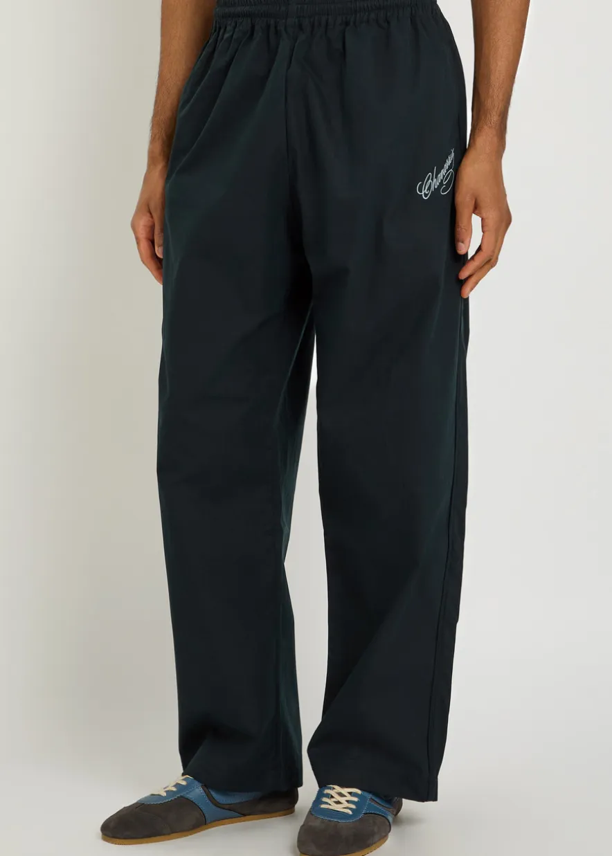Ruff Rider logo-embroidered cotton trousers