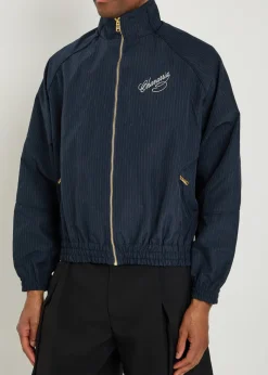 Ruff Rider pinstriped woven track jacket