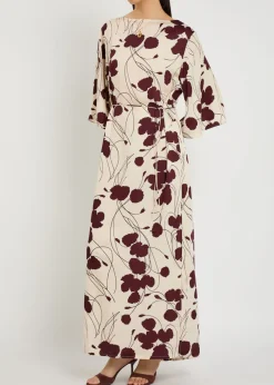Runa floral-print woven maxi dress