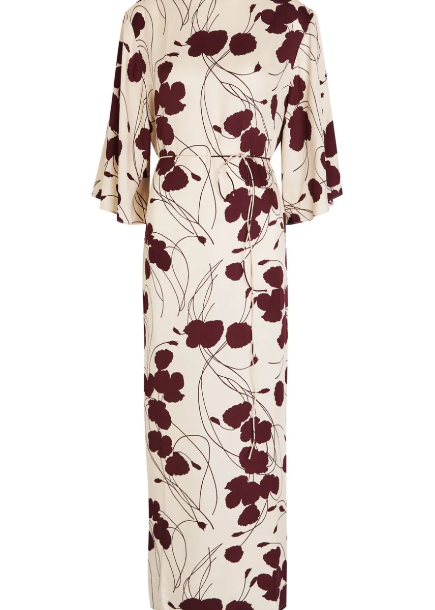 Runa floral-print woven maxi dress