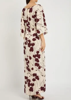 Runa floral-print woven maxi dress