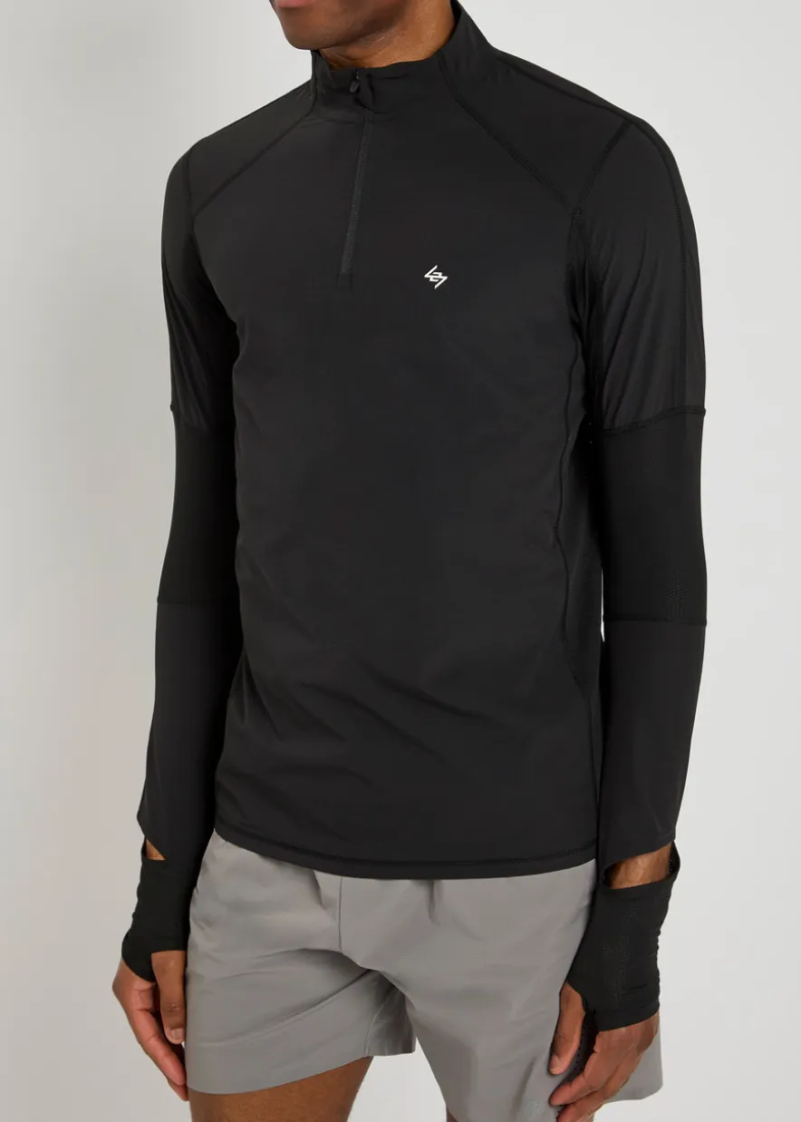 247 Run Quarter Zip stretch-jersey jacket