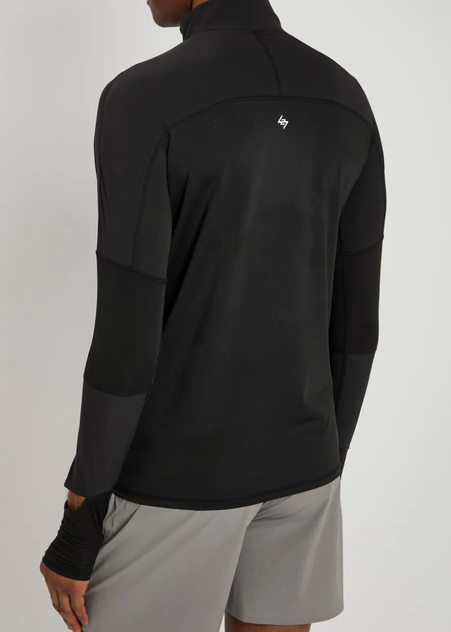 247 Run Quarter Zip stretch-jersey jacket
