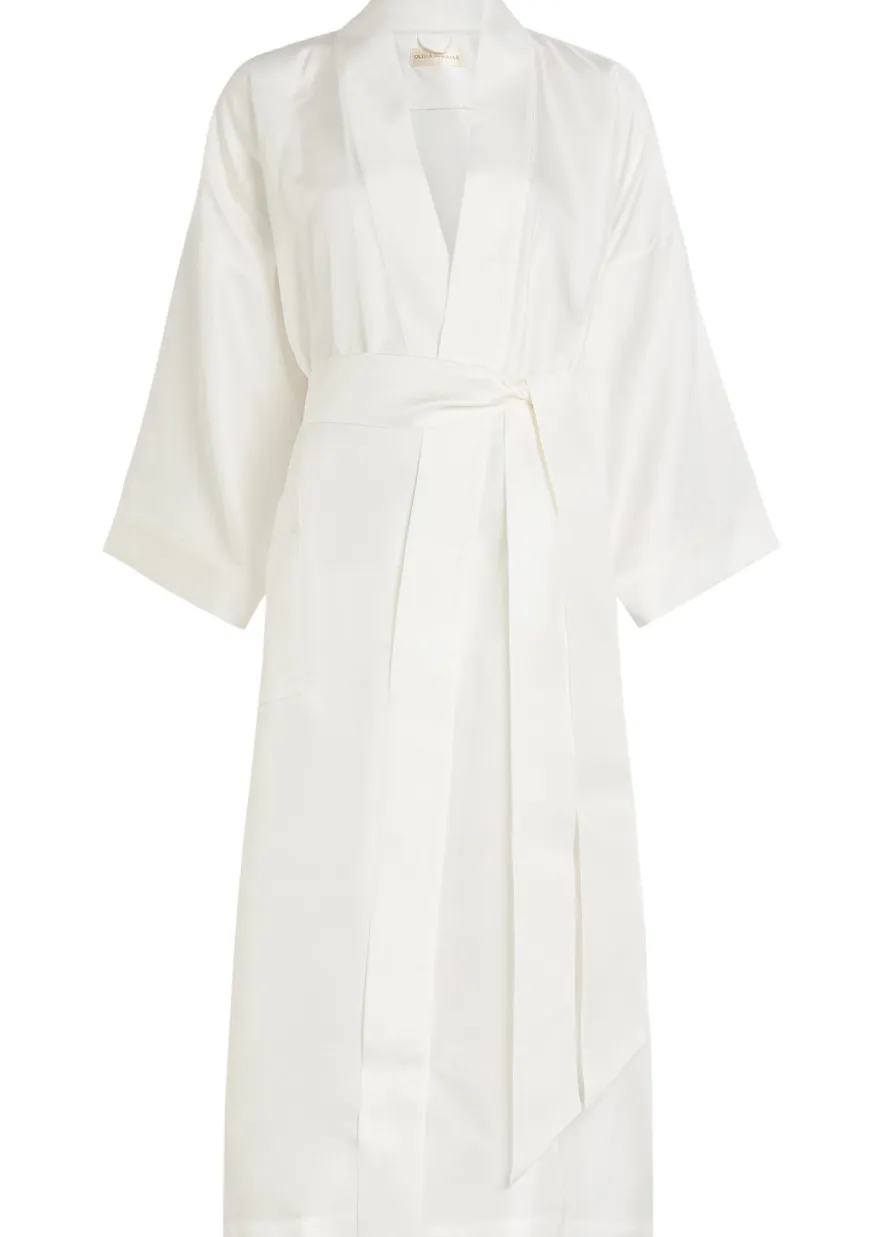Sabine silk robe