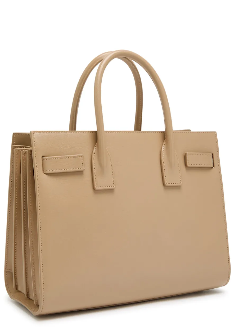 Sac De Jour leather top handle bag