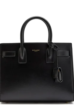 Sac De Jour mini leather top handle bag