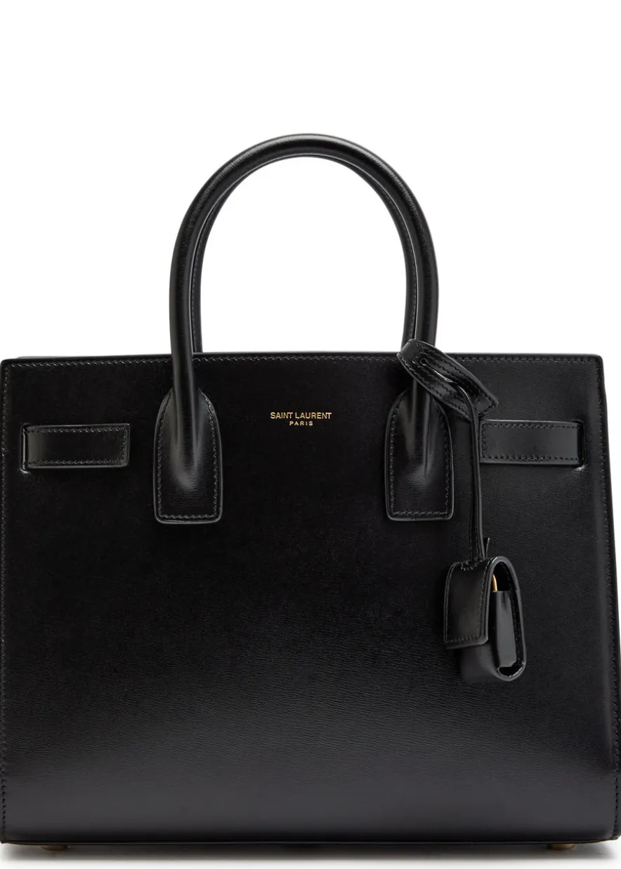 Sac De Jour mini leather top handle bag