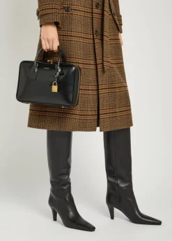 Sac De Jour small leather top handle bag