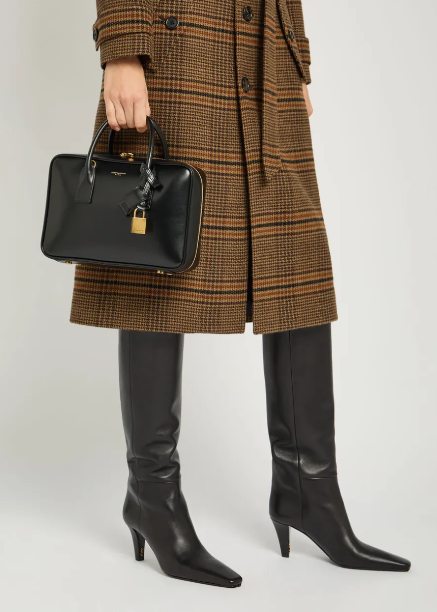 Sac De Jour small leather top handle bag