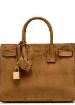 Sac De Jour suede top handle bag