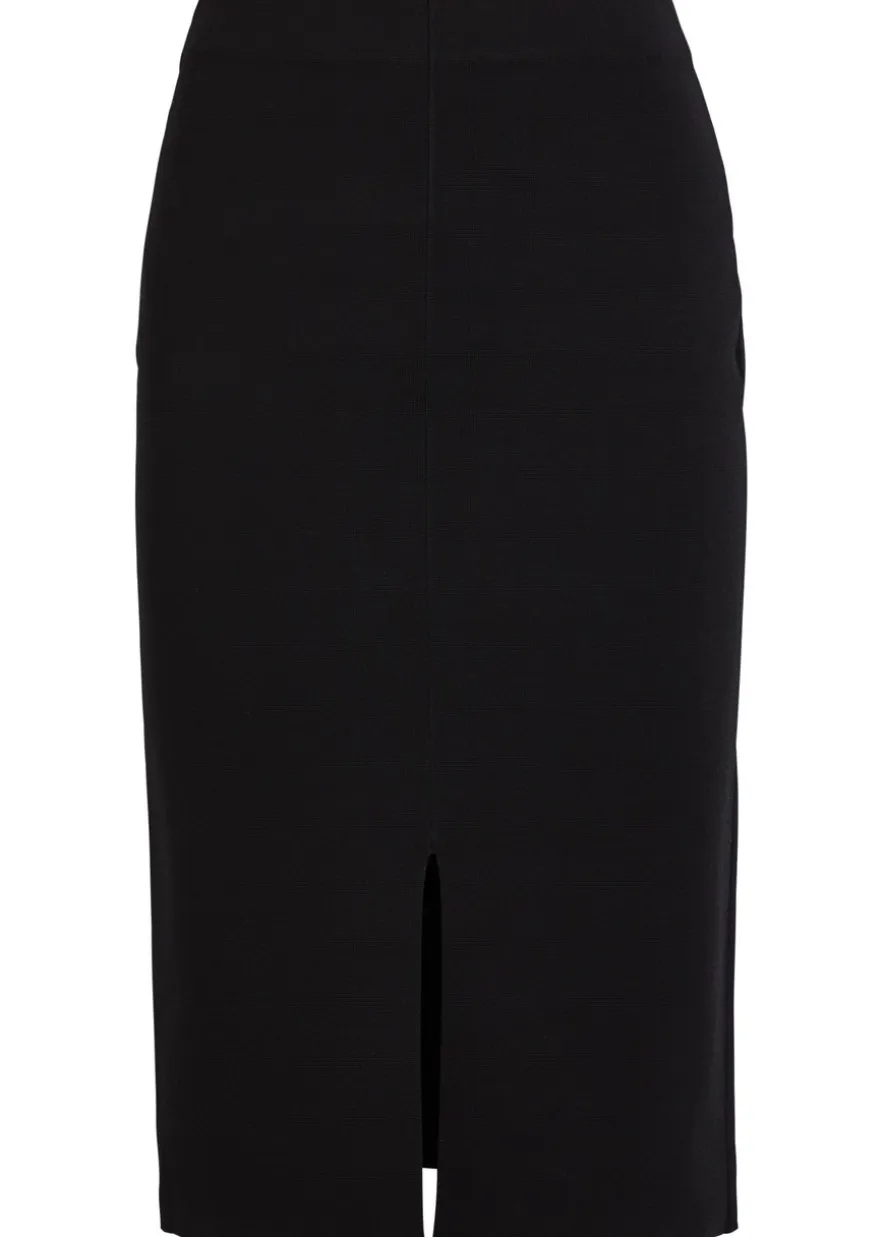 Safir Milano-knit midi skirt