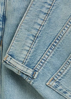 Saige low-rise straight-leg jeans