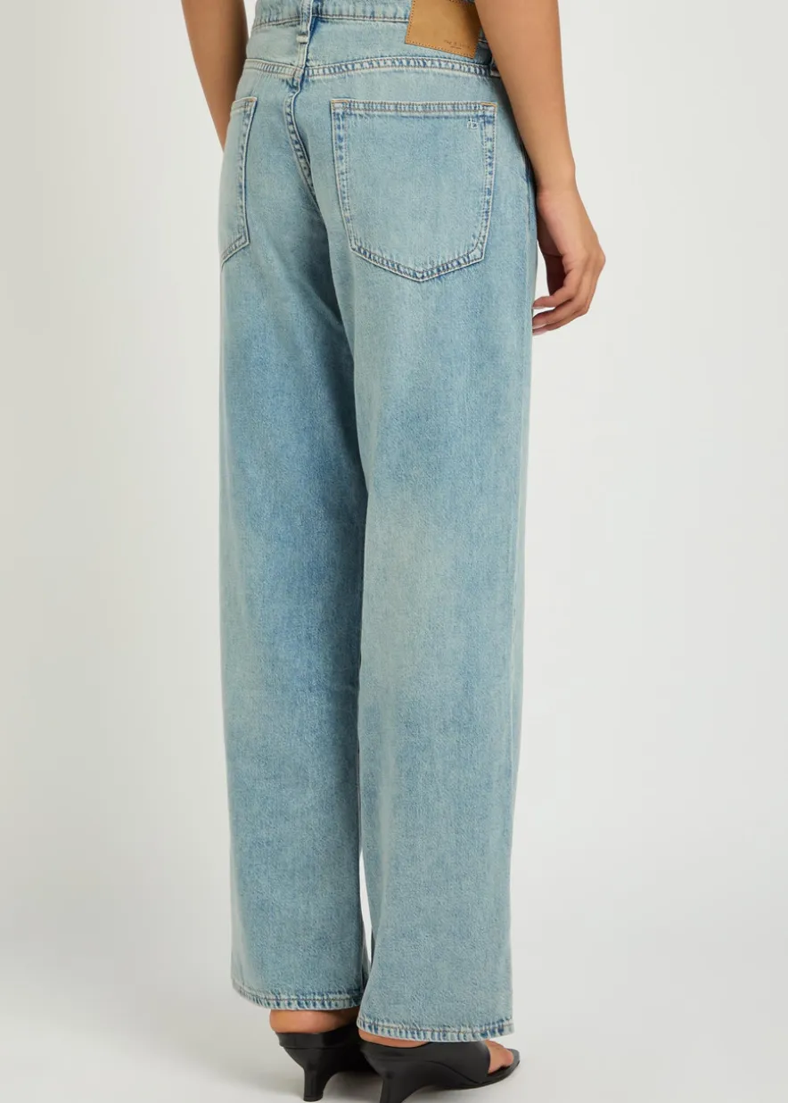 Saige low-rise straight-leg jeans