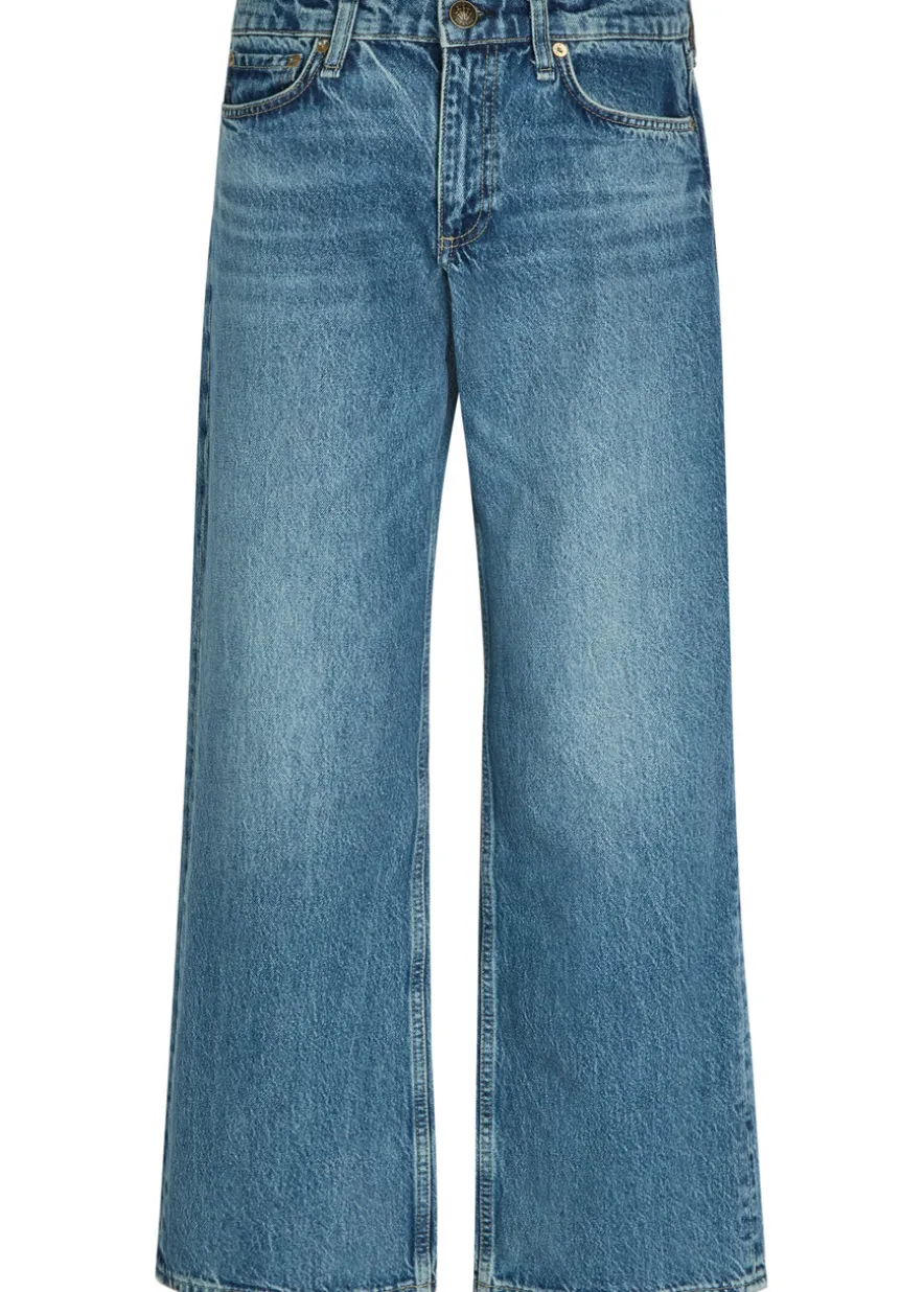 Saige straight-leg denim jeans