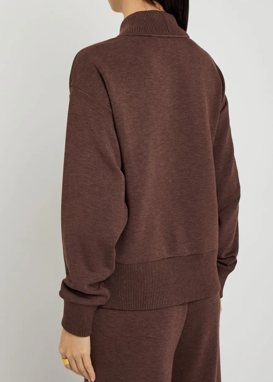 Sally stretch-jersey sweatshirt