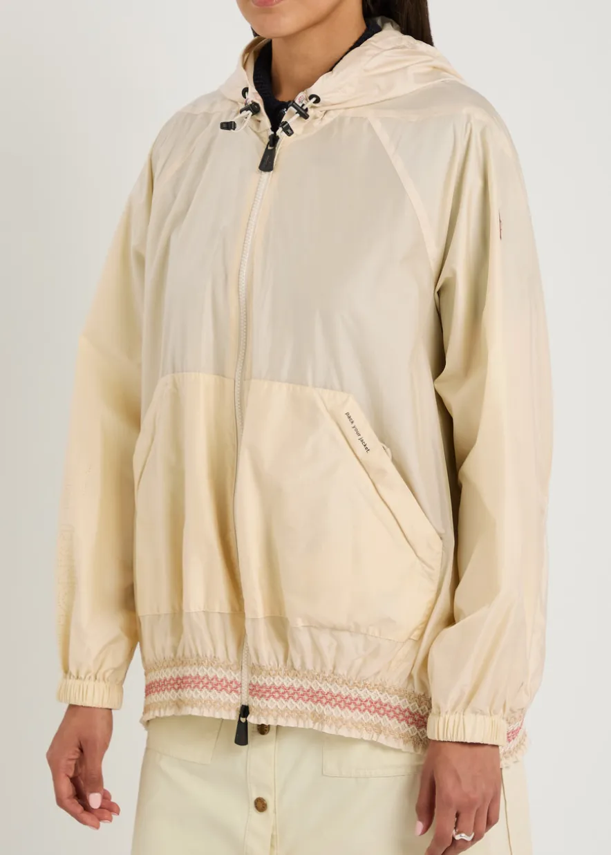 Samedans smocked shell jacket