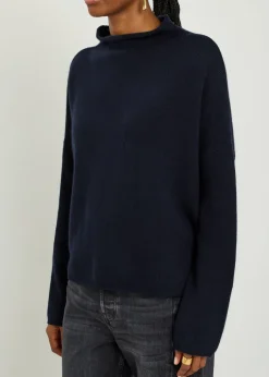 Sandy funnel neck cashmere jumper
