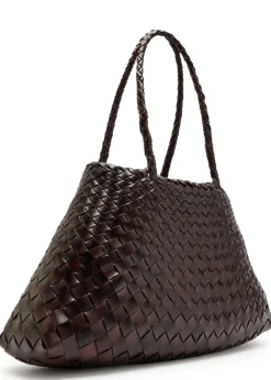 Santa Croce Big woven leather tote bag
