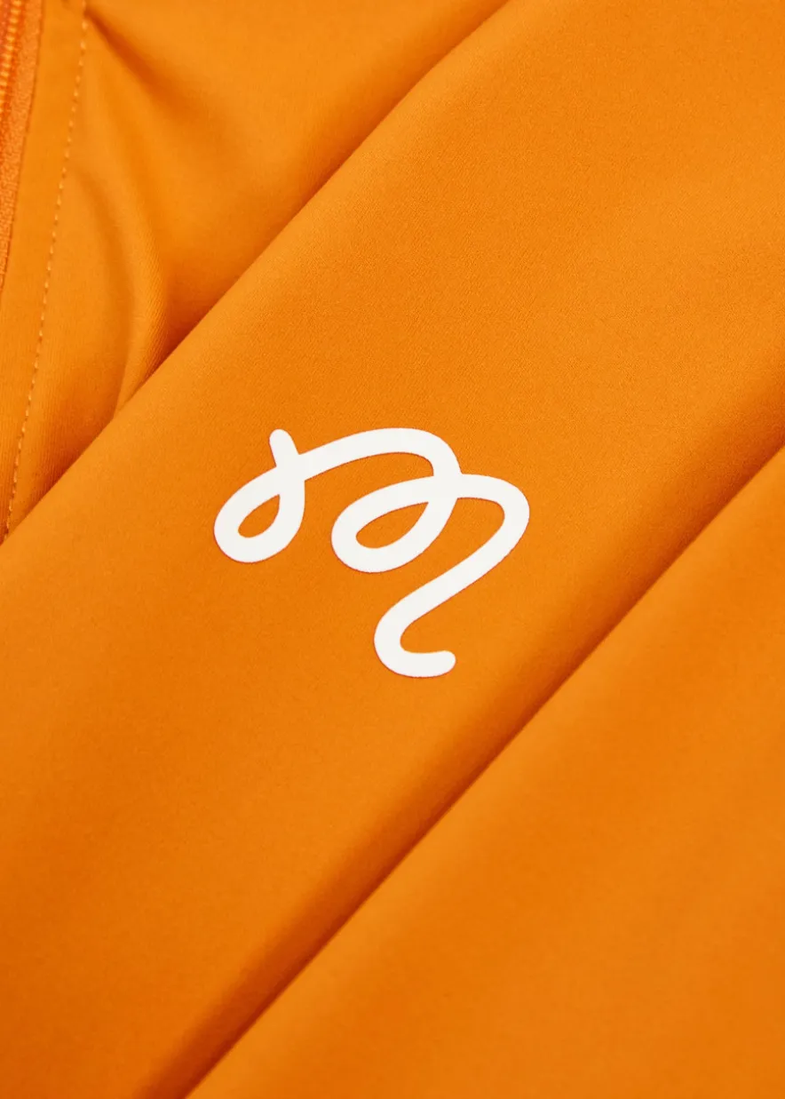 Santiago logo half-zip stretch-jersey mid-layer jacket