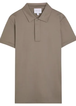Santi mercerized cotton polo shirt
