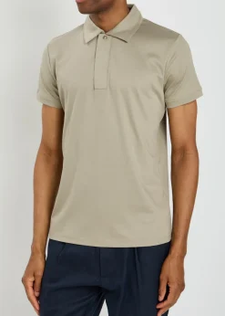 Santi mercerized cotton polo shirt