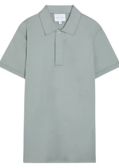 Santi mercerized cotton polo shirt