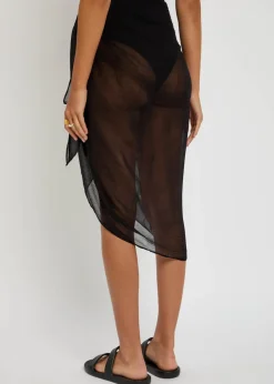 Santorini fine-knit sarong