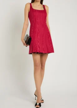 Sascha moiré mini dress