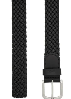 Sash braided leather belt