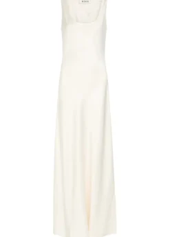 Satin maxi dress