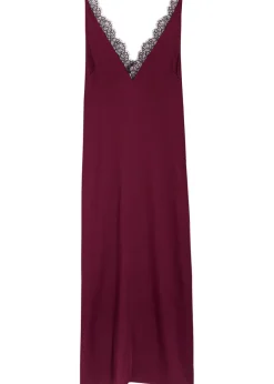 Satin maxi slip dress