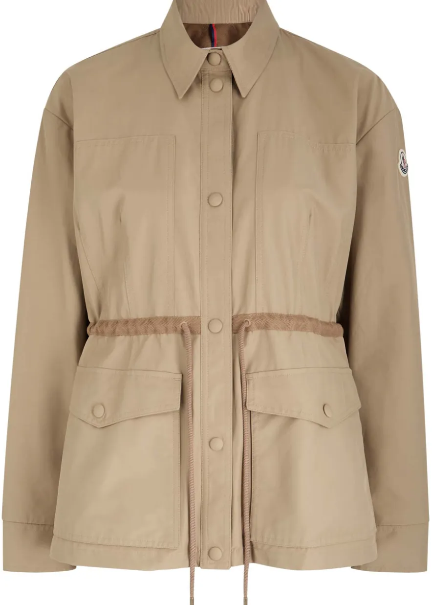 Saulon cotton-blend poplin parka