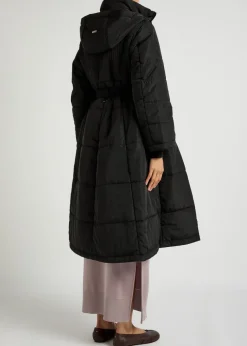 Scuttle hooded quilted shell parka
