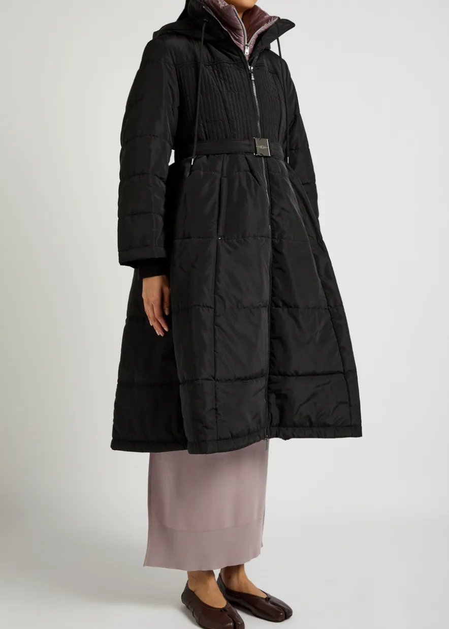 Scuttle hooded quilted shell parka