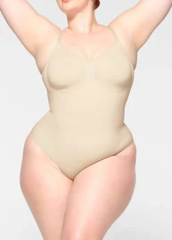 Seamless sculpt brief bodysuit