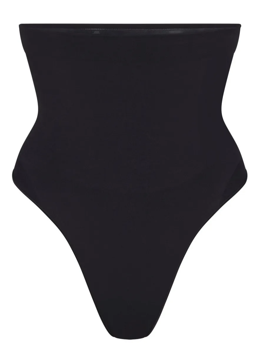Seamless sculpt high-waisted thong