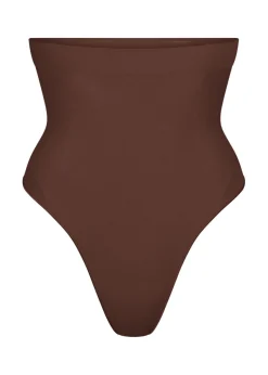 Seamless sculpt high-waisted thong