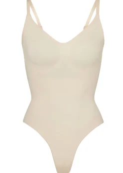 Seamless sculpt thong bodysuit